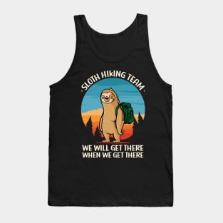 Sloth Hiking Team Tank Top